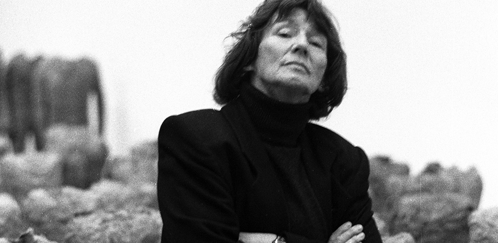 Magdalena Abakanowicz, Warszawa, 22.09.1995, fot. Czesław Czapliński, Fotonova