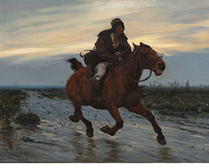 Józef Chełmoński - Jeździec, 1879